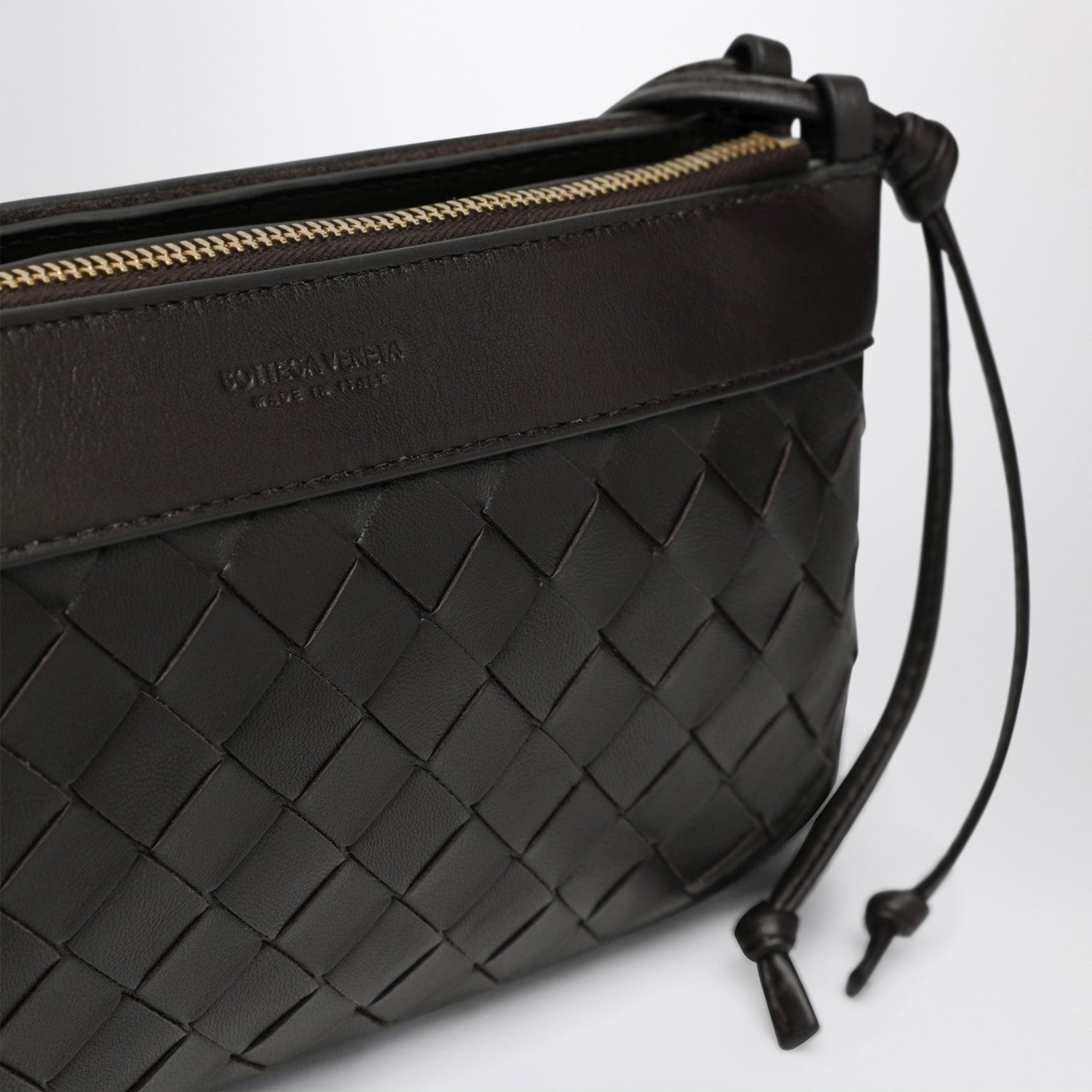 Double Patch Fondant leather and Intrecciato bag