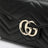 Black GG Marmont wallet with chain