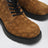 Dark caramel Haddock ankle boots in suede