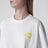 Medium-weight white cotton T-shirt