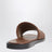 Mules Elio en cuir tressé marron