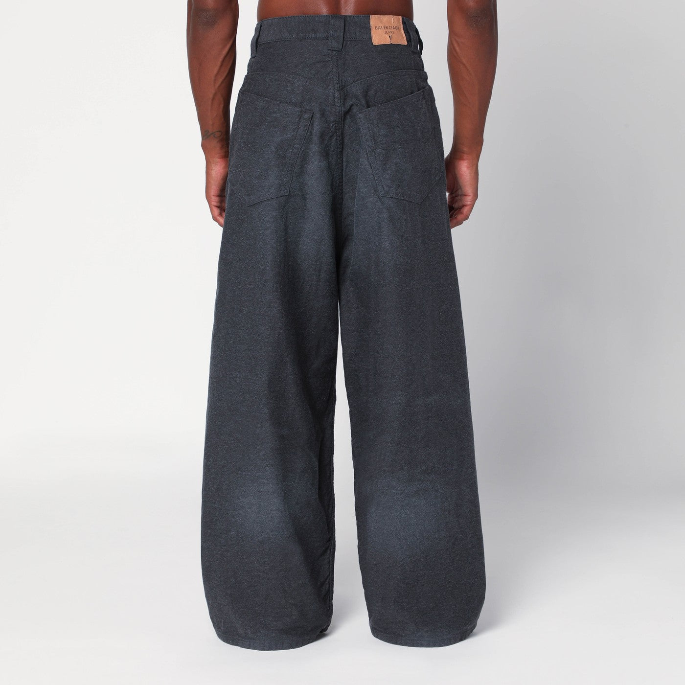 Jogger pants Trompe L'Oeil anthracite grey