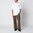 T-shirt blanc en jersey de coton Pima