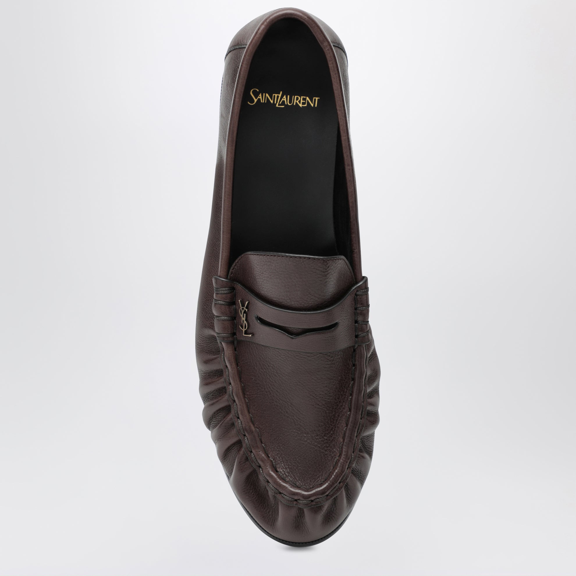 Mocassins Le Loafer Marron En Cuir