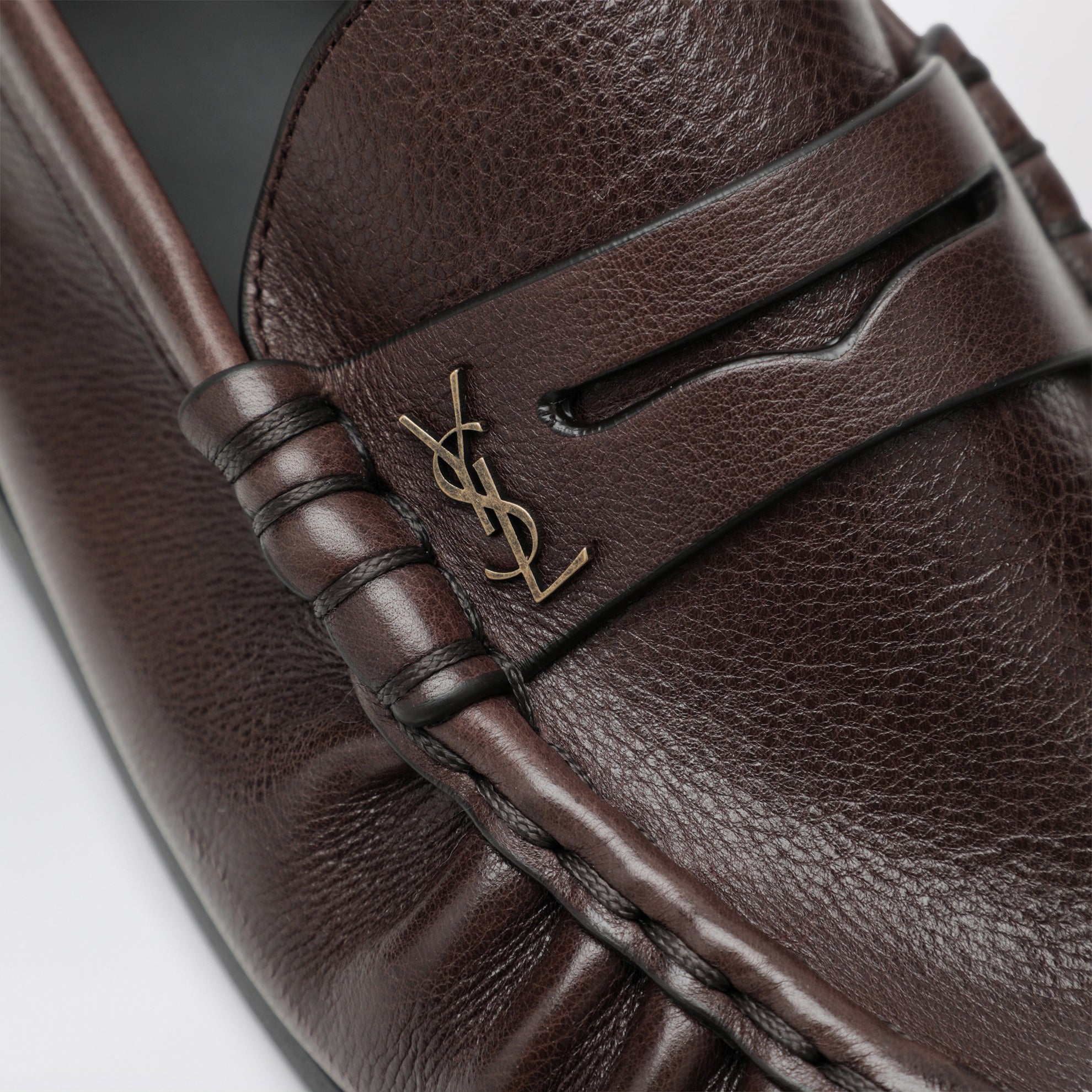 Mocassins Le Loafer Marron En Cuir
