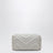 Mini sac bandoulière GG Marmont en cuir matelassé gris clair