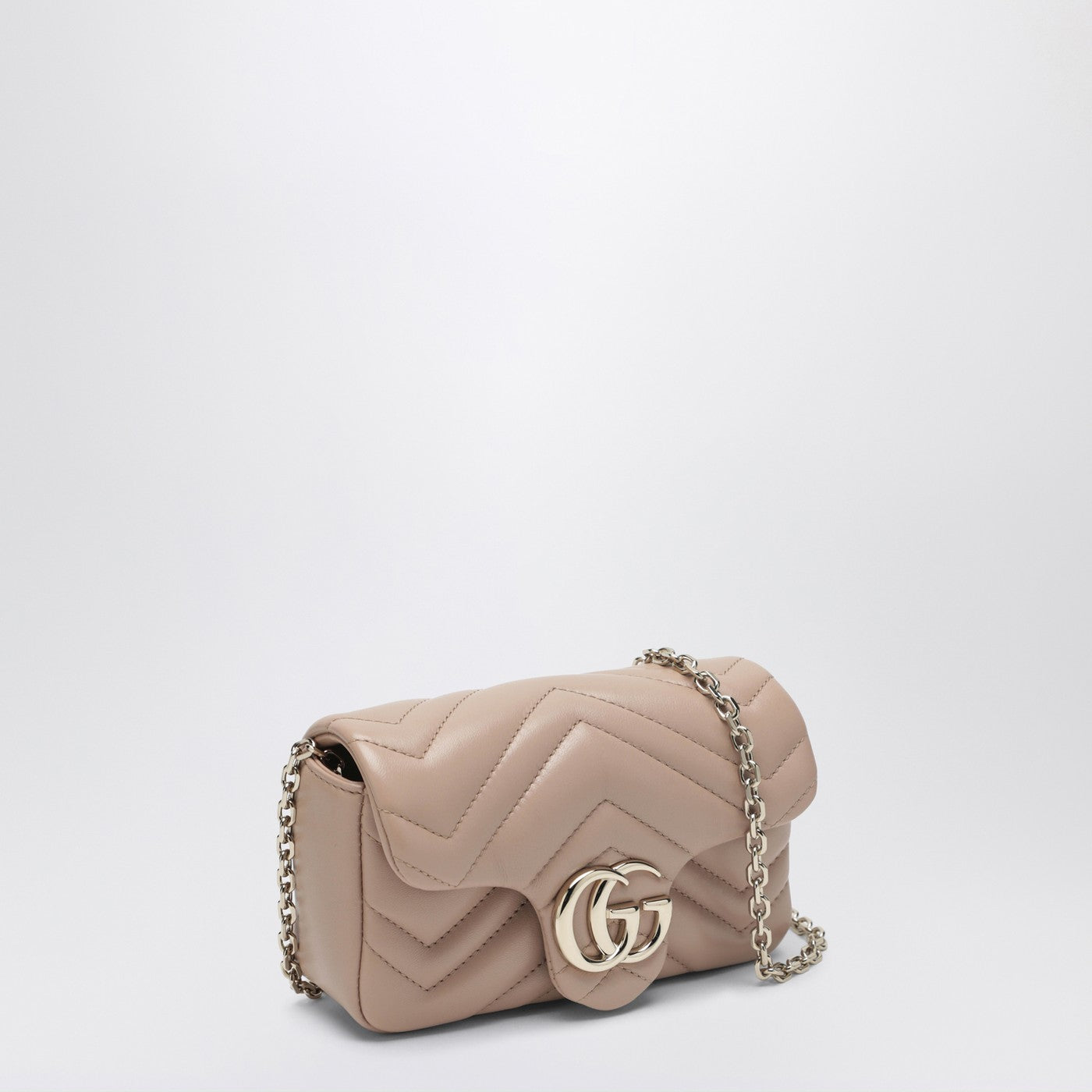 Mini-GG-Marmont-Schultertasche in Hellrosa