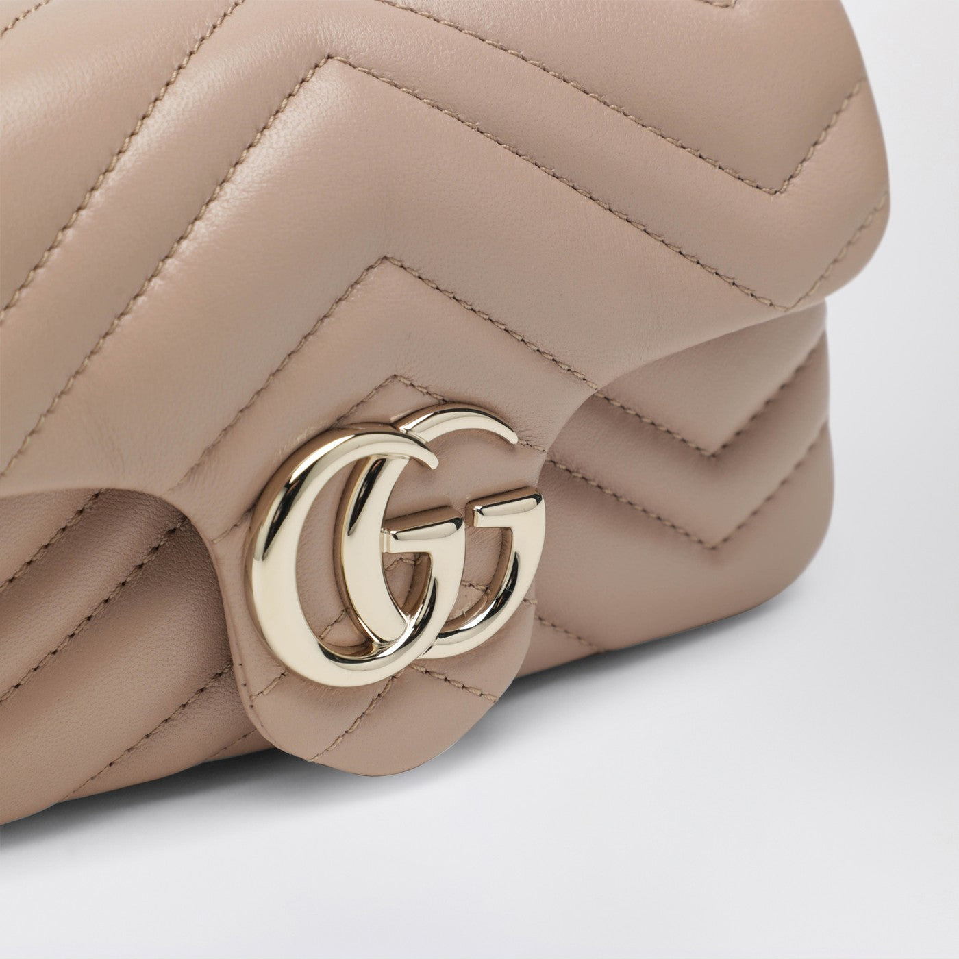 Mini-GG-Marmont-Schultertasche in Hellrosa