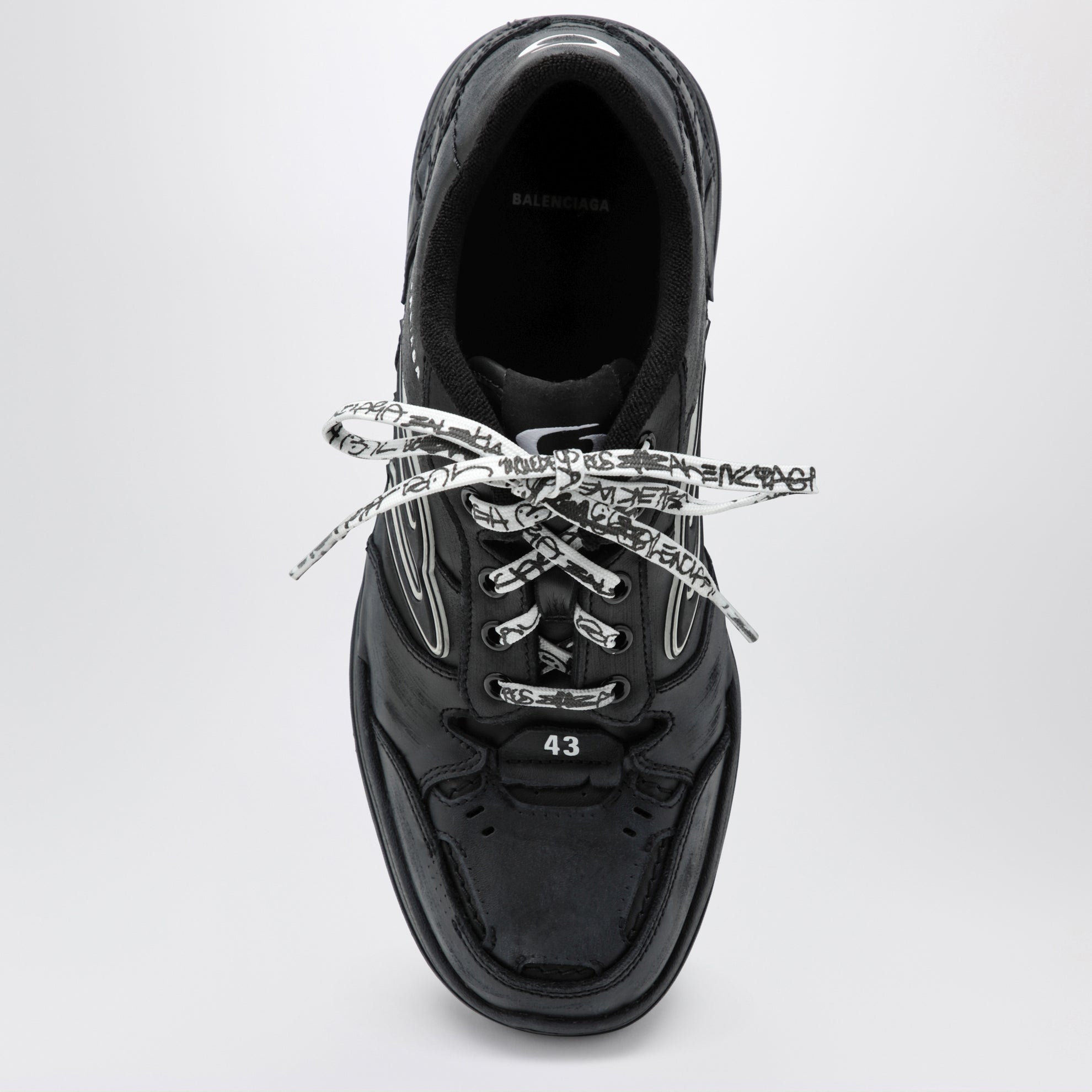 Sneaker Hamptons Worn-Out nera