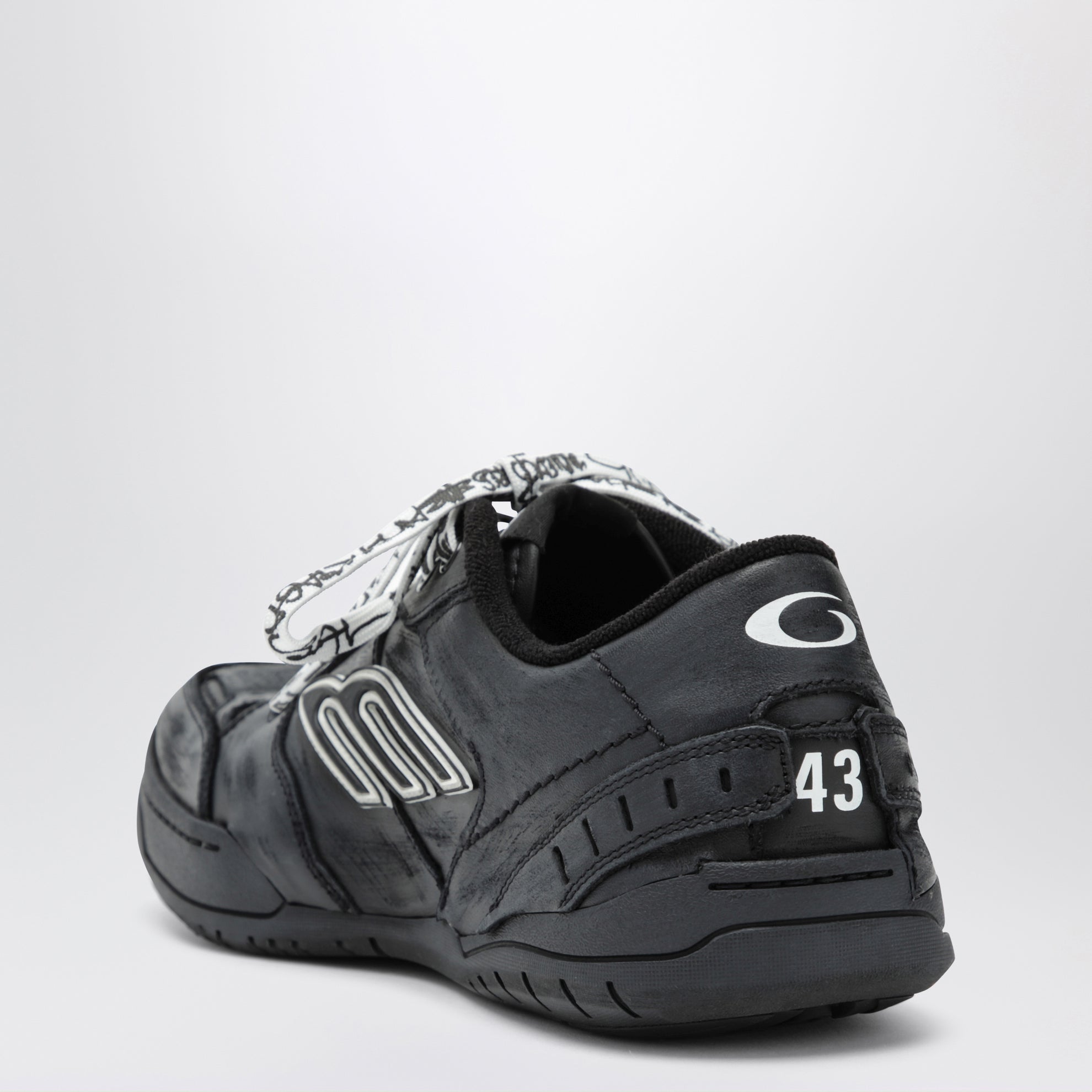 Sneaker Hamptons Worn-Out nera