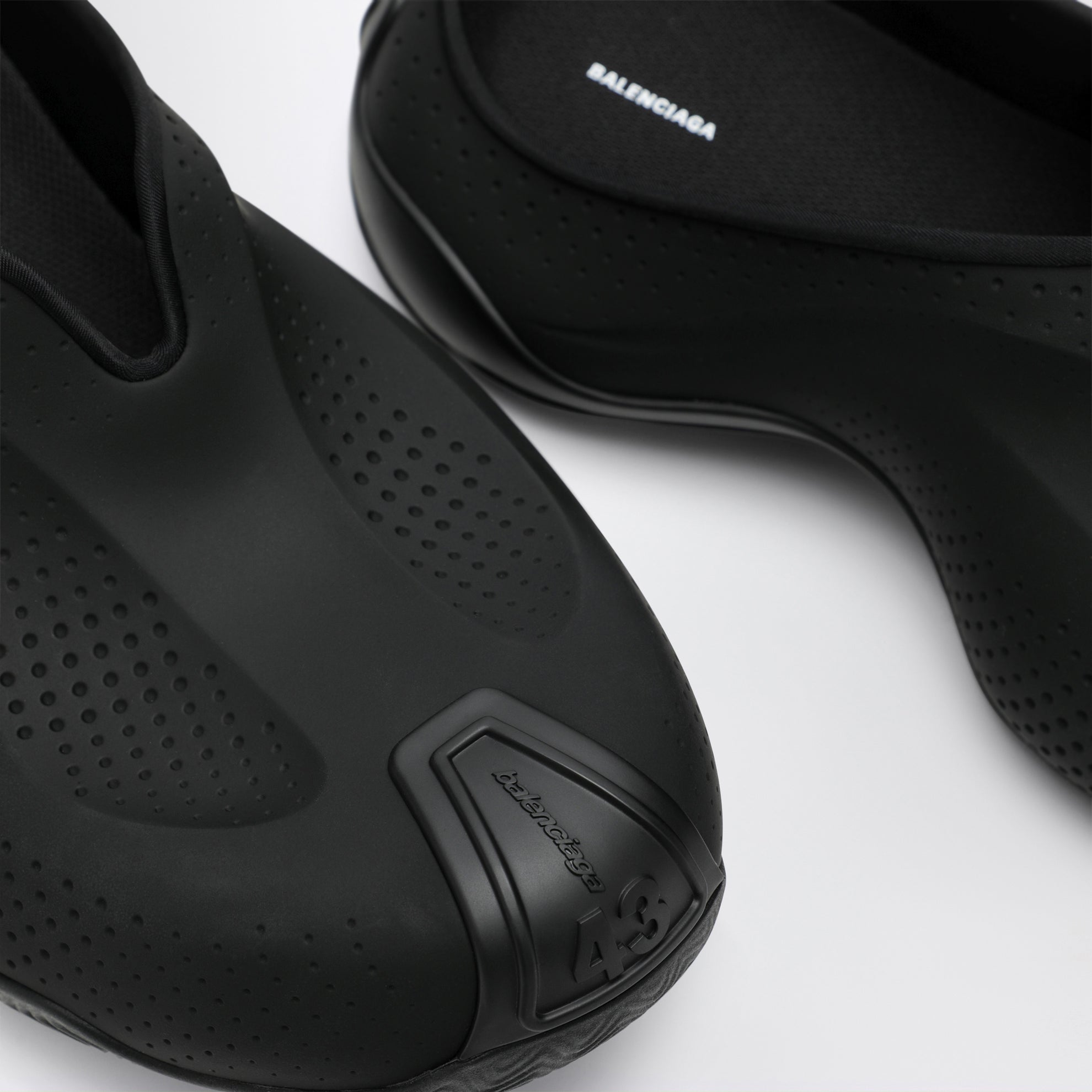 Basketball Mule matte black sneakers