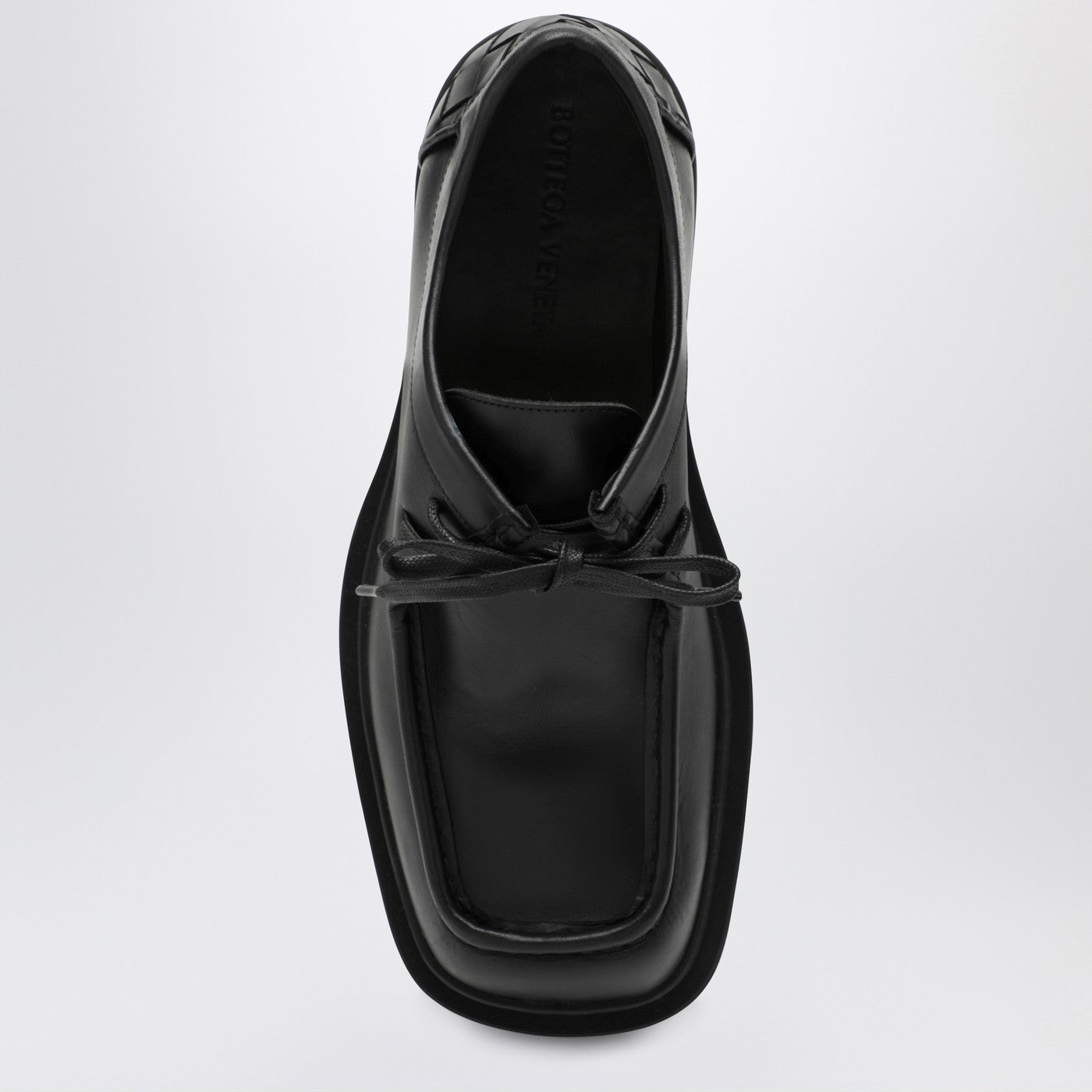 Bottega Veneta Black Ben lace-up shoes | TheDoubleF