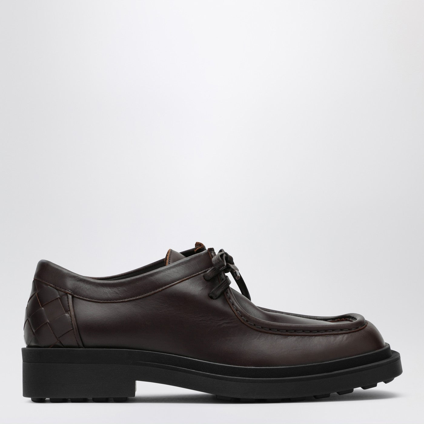Bottega Veneta Brown Ben lace-up shoes | TheDoubleF