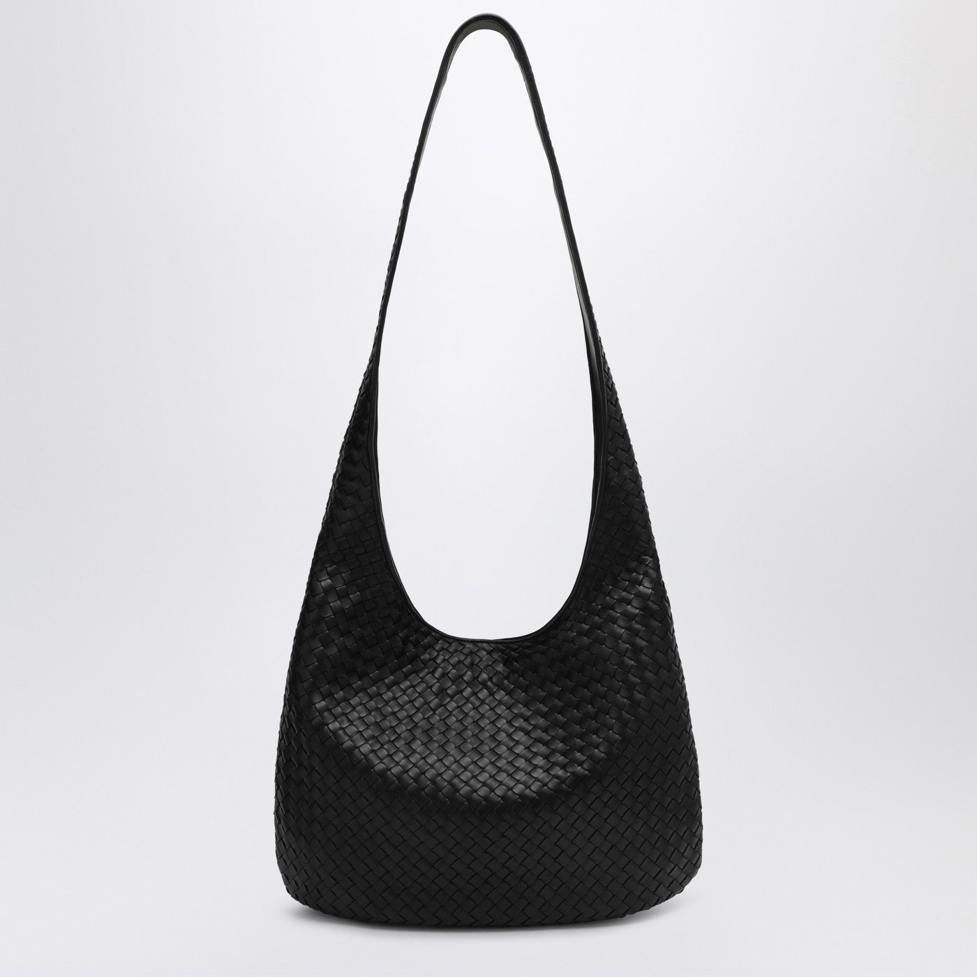 Bottega Veneta Large black woven Veneto bag | TheDoubleF