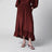 Maxi gonna Aster in Merlot