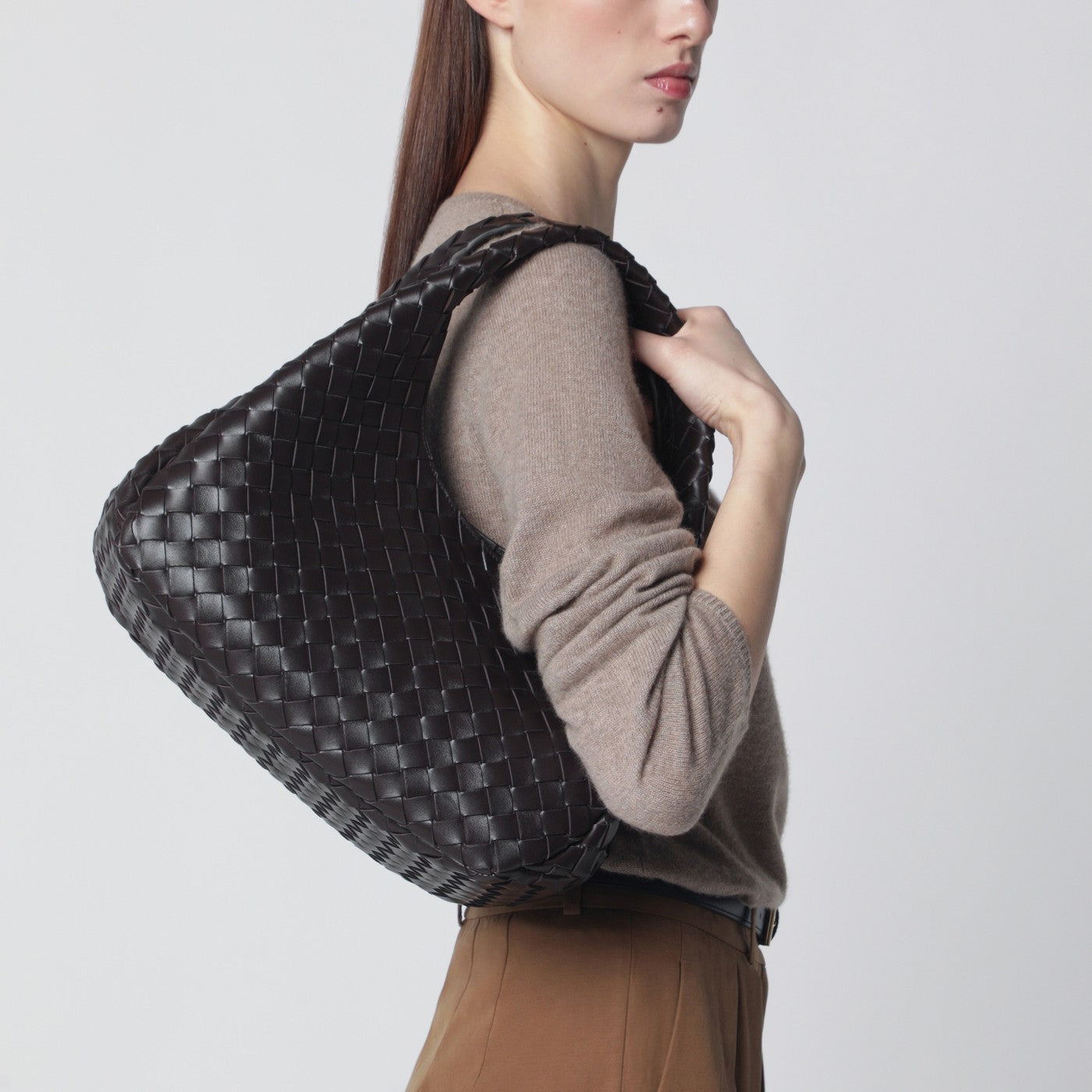 Campana Tasche mittelgroß in Fondant
