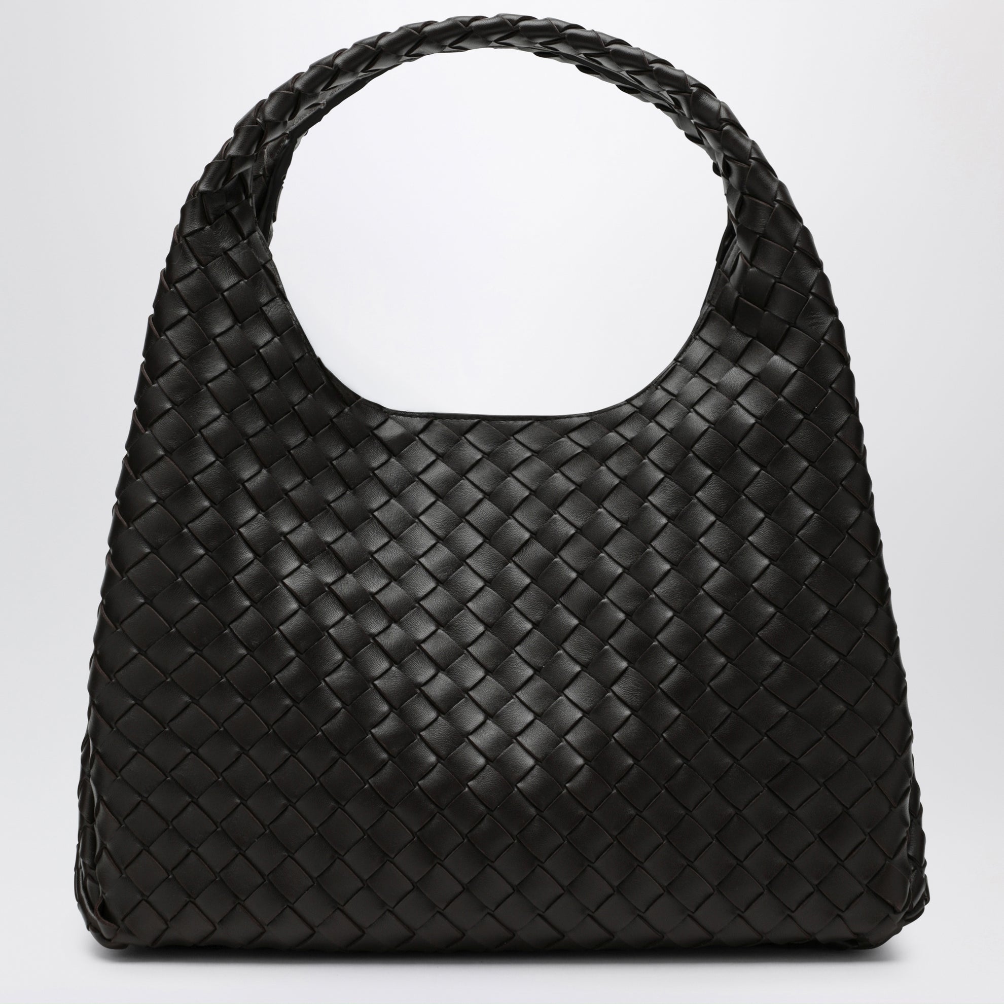 Große braune Campana Schultertasche aus Leder