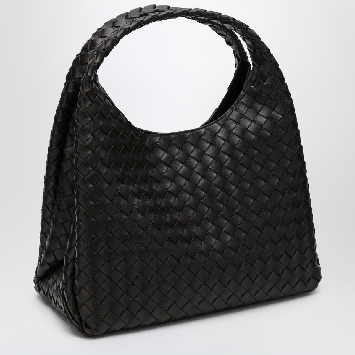 Große braune Campana Schultertasche aus Leder