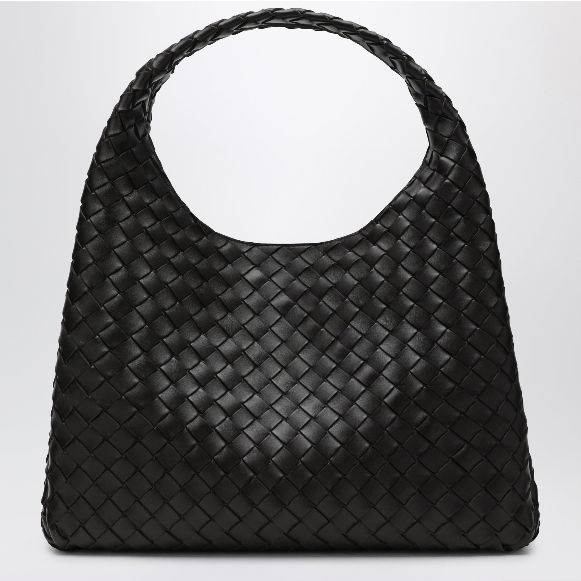 Große braune Campana Schultertasche aus Leder