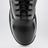 Schwarze Combat-Stiefel aus Leder