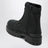 Black Combat Strike cotton-canvas boots