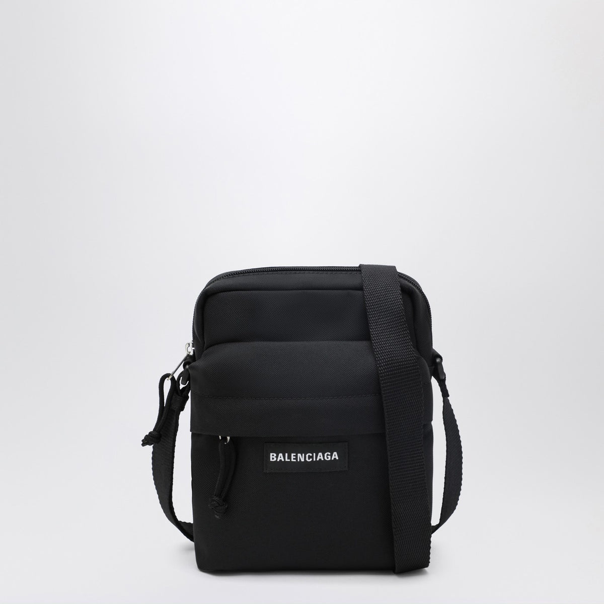 Balenciaga Explorer black nylon shoulder bag | TheDoubleF