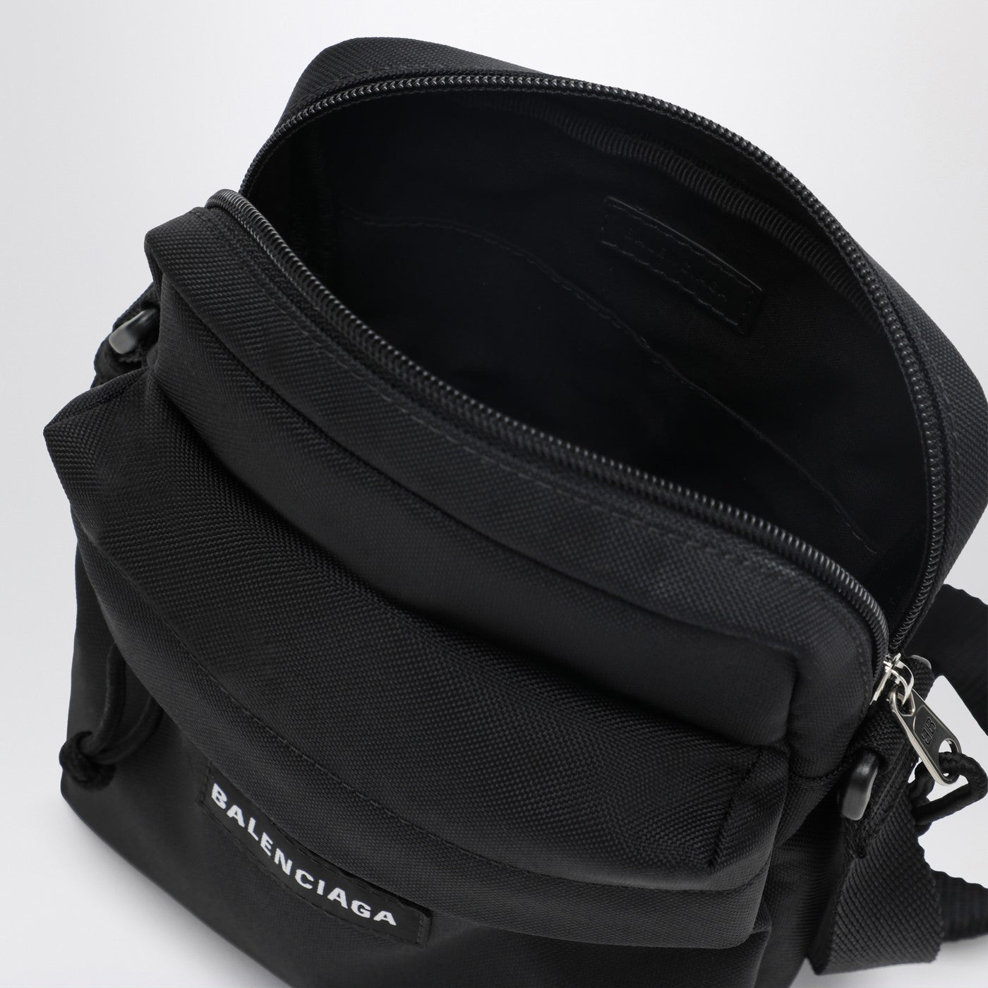 Balenciaga Explorer black nylon shoulder bag | TheDoubleF