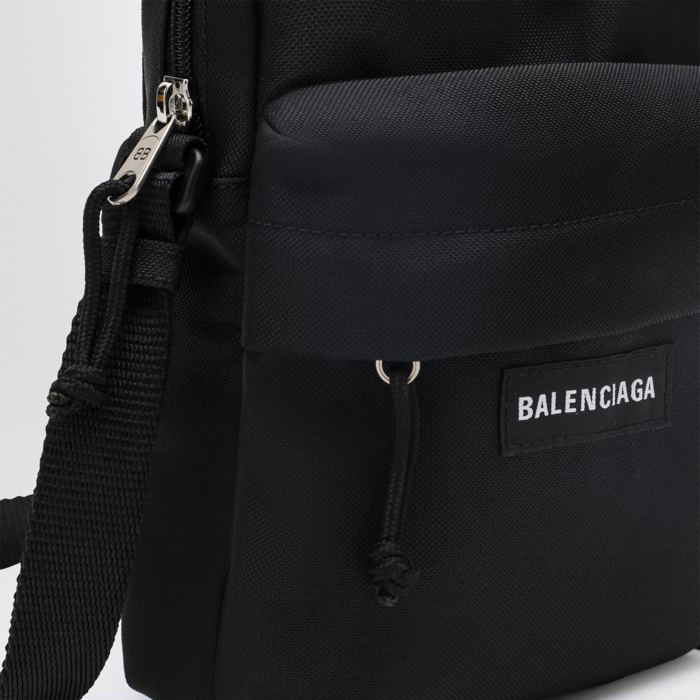 Balenciaga Explorer black nylon shoulder bag | TheDoubleF