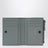 Le City bifold lambskin wallet in blue-grey