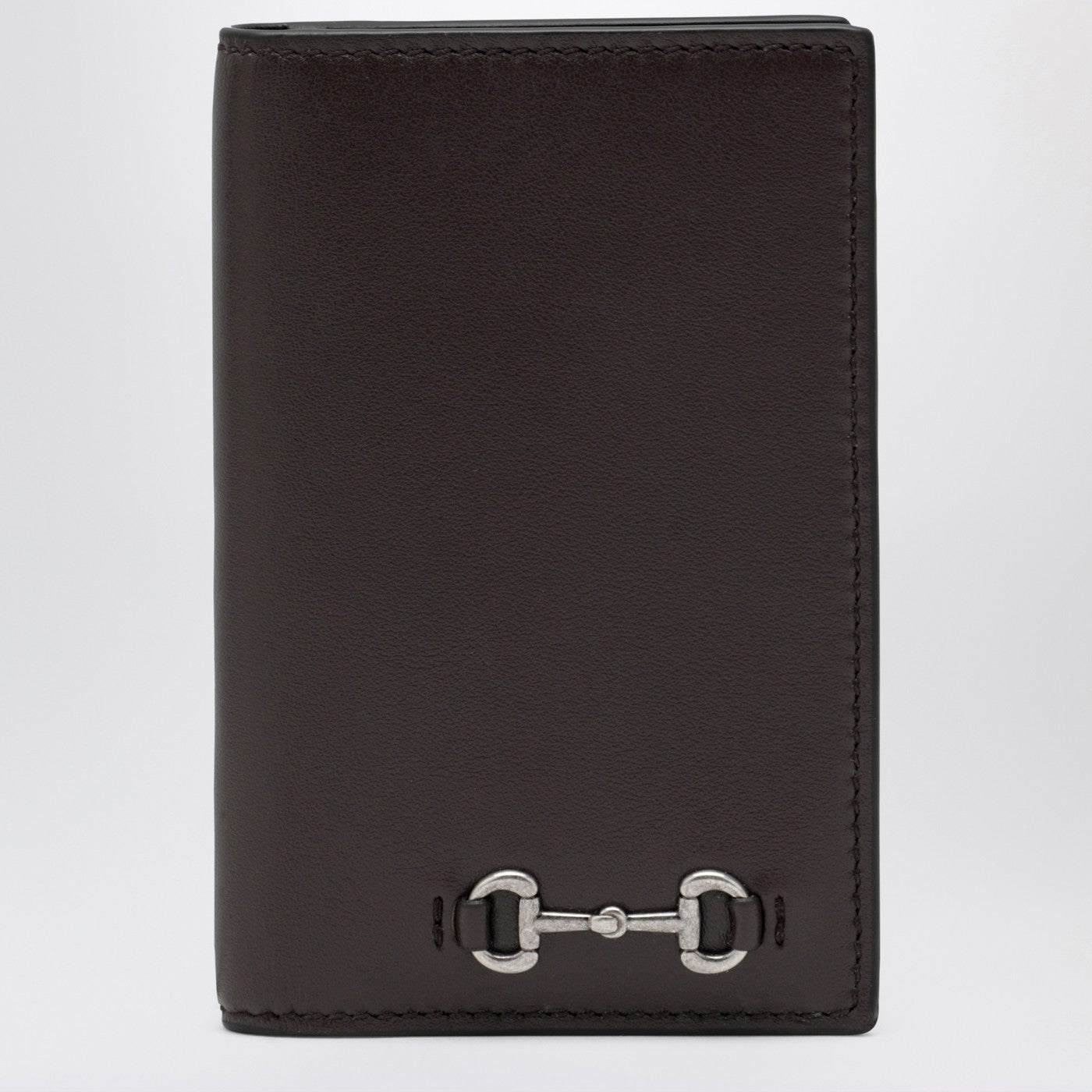 Cocoa long cardholder with Horsebit