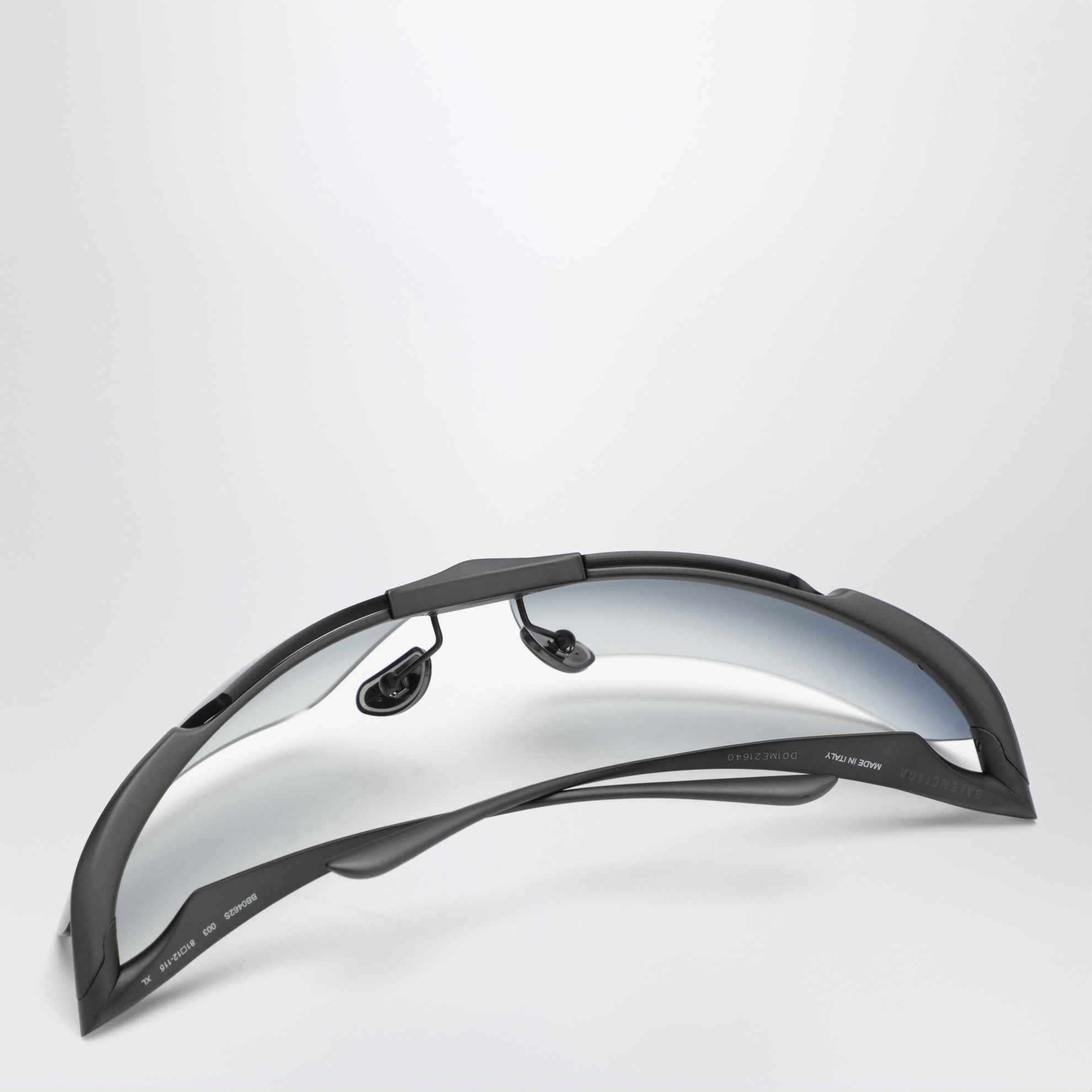 Cat-Eye Boomerang Mirror Blue Sonnenbrille