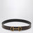Ceinture réversible en cuir avec mors