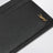 Tiny Cassandre card holder in black hammered leather