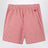 Red/white checked cotton shorts