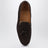 Mocassins marron en daim avec pompons