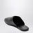 Black leather mules with Horsebit