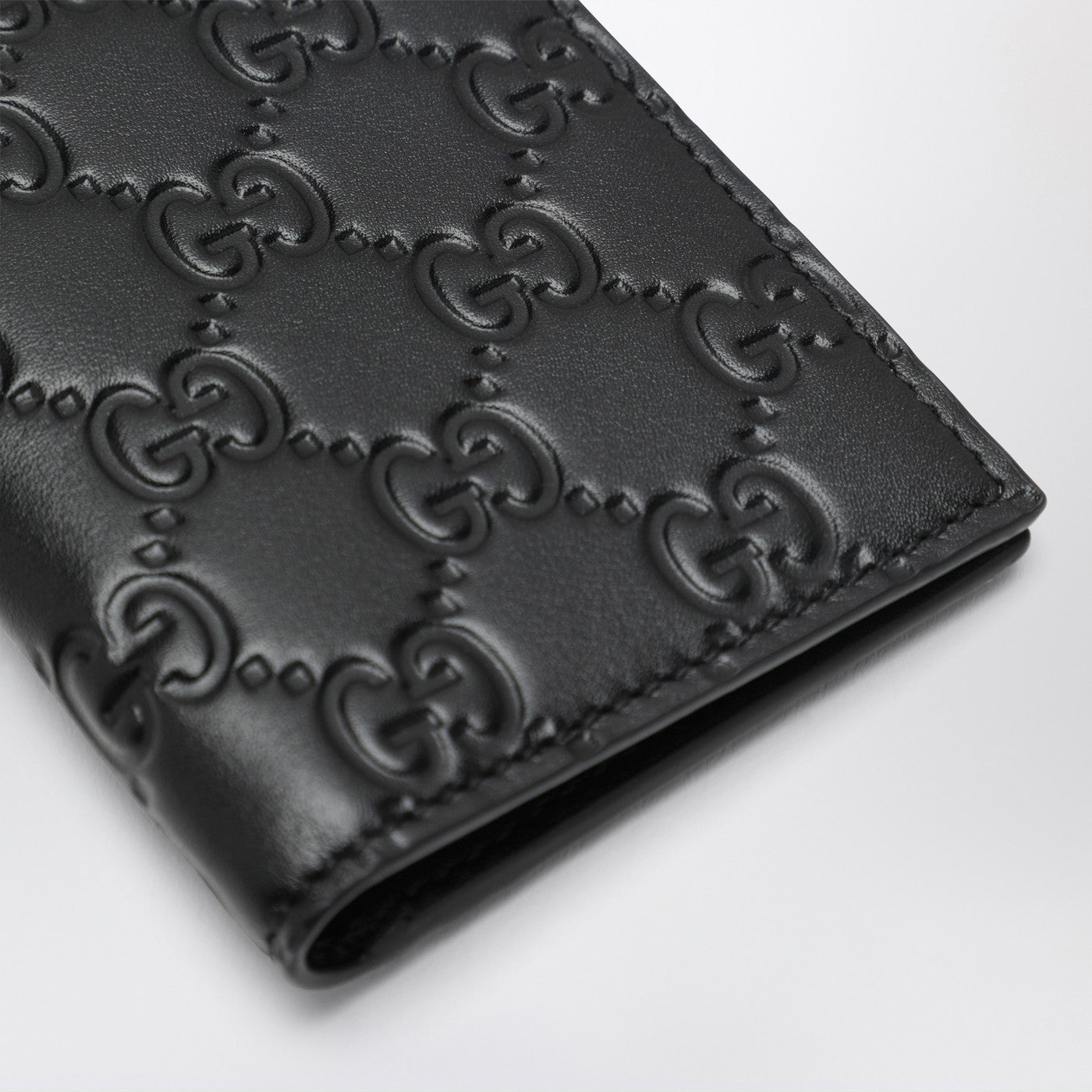 Portacarte verticale GG Emblem nero