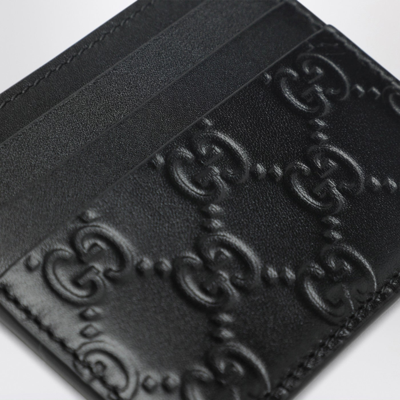 Schwarzes GG-Emblem-Kartenetui