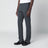 White/black mouliné fabric trousers