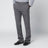 Grey wool satin trousers