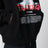 Felpa oversize con zip in cotone nera