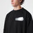 T-shirt oversize nera in cotone