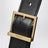 Black LE 5 À 7 Large Bag In Grained Leather