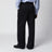 Too Far tailored trousers in dry wool, black