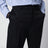 Too Far tailored trousers in dry wool, black