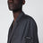 Veste à un bouton en laine grise à rayures
