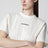 T-Shirt Balenciaga Back Medium Fit color crema