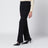 Schwarze Skinny-Wollhose