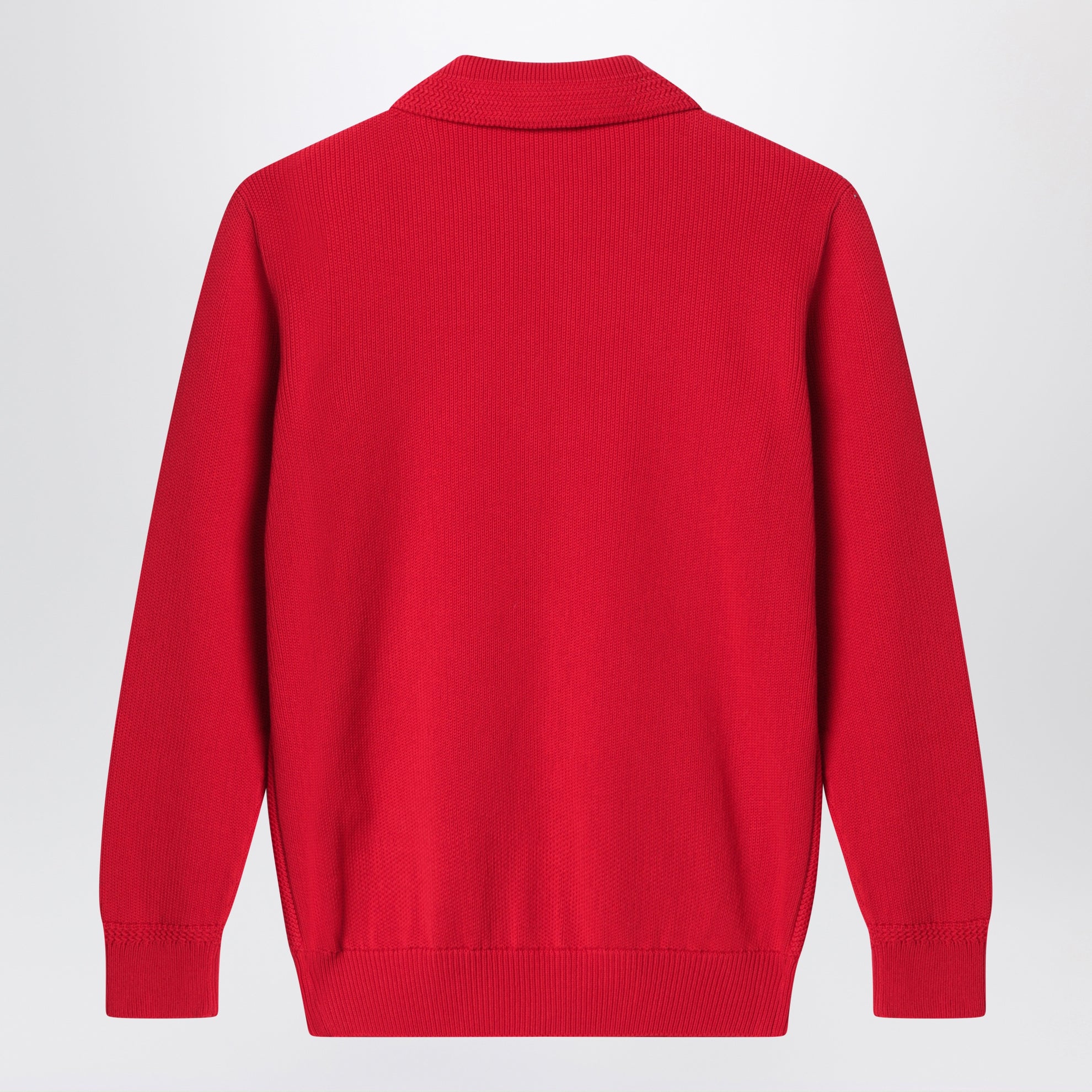 Red cotton cardigan