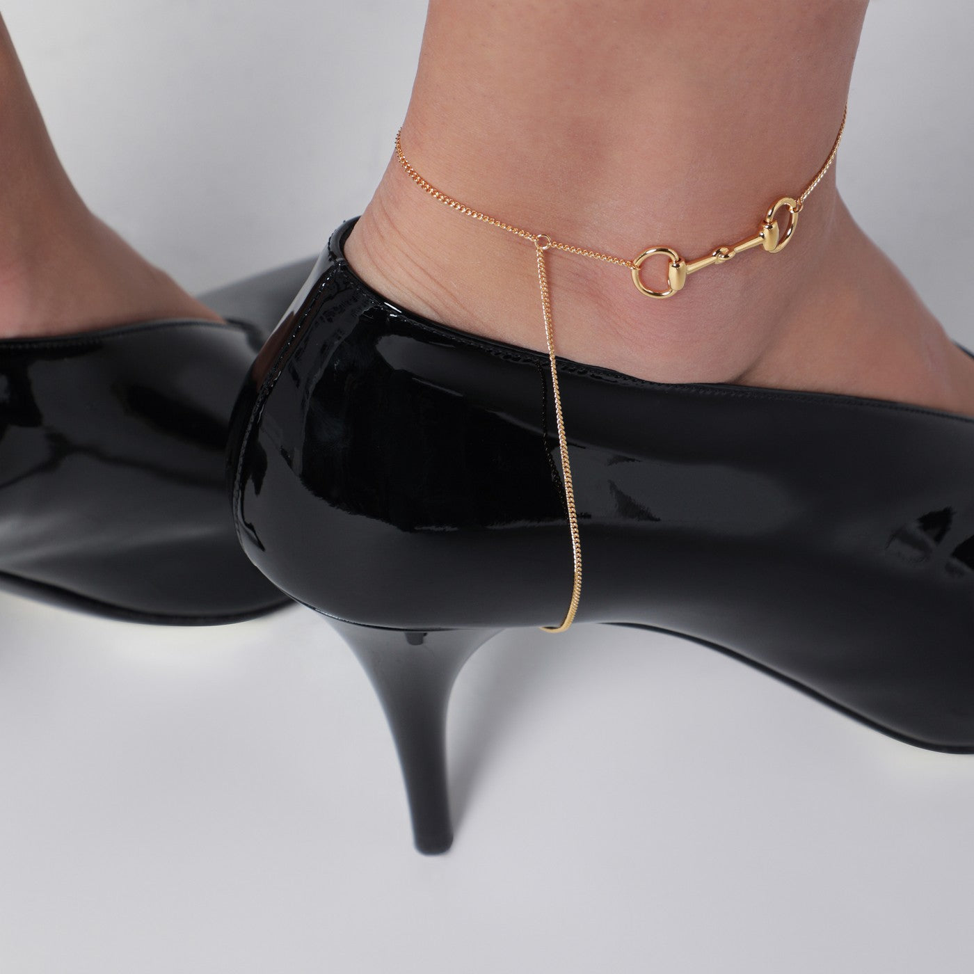 GUCCI Black Gucci 97 heeled mules | TheDoubleF